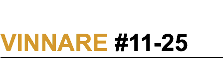 &nbsp;VINNARE #11-25